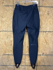 WOMENS OBERMEYER BLISS SKI SNOWBOARD SNOW PANTS INSULATED ZIP LEGS BLACK Sz 10 M