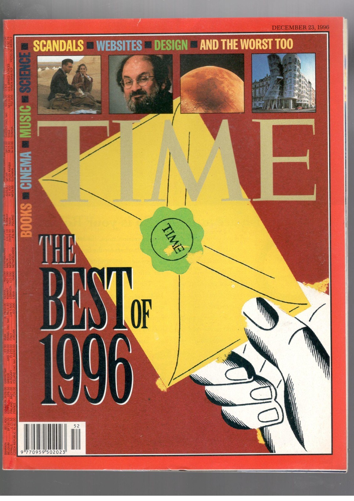 The Best Of 1996 Time 1996 Magazine December 23