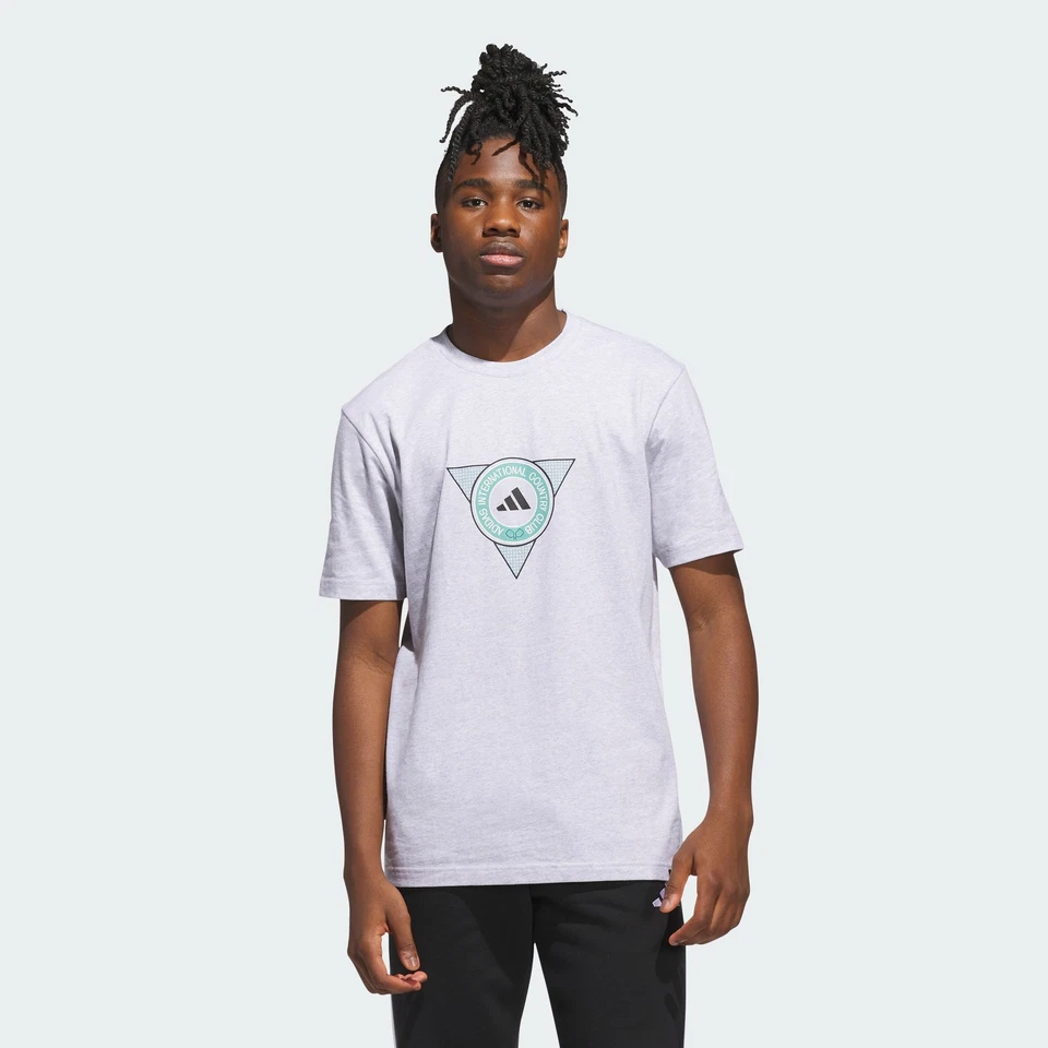 adidas men Country Club Monogram Graphic Tee