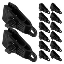 20 Pcs Hiking Tent Clips Windproof Convenient Fasteners Canopy Awning