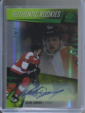 2023 Upper Deck SP Game Used Authentic Rookies Green 1/1 Adam Ginning Auto 0s7w