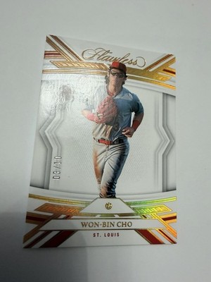 2023 Panini Flawless - Won-Bin Cho #37 /10 Certified Diamond