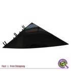 Passenger Side Door Wing Mirror Triangle Cover Trim Black For Tesla Model Y USA