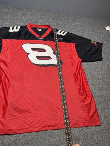 Dale Earnhardt Jr Shirt Mens XL Red Black NASCAR Racing Jersey Winner Circle - Picture 2 of 12