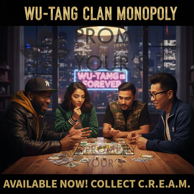 Sealed C.R.E.A.M. EDITION Wu-Tang Clan Official MONOPOLY Board Game Hip Hop NEW