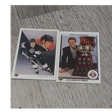 Upper Deck 1992-93 Collector's Choice Luc Robitaille LA Kings NHL 2-Card Lot