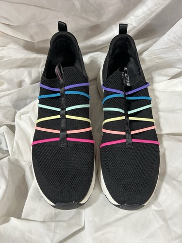 Sketchers Arch Fit Washable Knit Slip On Sneakers - 9.5 Black Multi Color