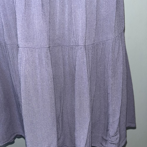 Babydoll púrpura TORRID correa ajustable en capas verano ligero para mujer talla 1 - Imagen 4 de 10