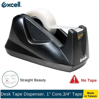 #ad #ad Excell Lightweight Desk Tape Dispenser 1quot; Core 3 4quot; Tape Non Skid Base No Tape $10.73