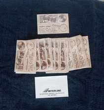 VTG Lot 27 VITRONIC Keep-a-Spare Key Stamp Money Holder advertising telecom