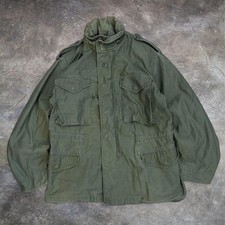 Vintage Military M-65 Field Jacket Cold Weather Coat Men's Size Medium Short 70s