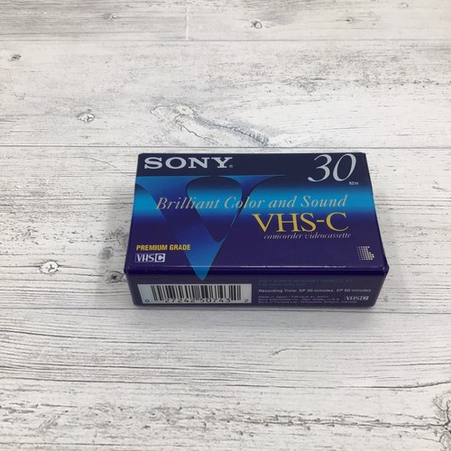 VHS-C Sony Premium Grade Video Cassette Tape 1 SP 30 Minutes EP 90 Minutes - Picture 2 of 8