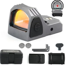 Tactical RMR Red Dot Sight Collimator Sight Scope for Glock 17/19 20/22mm Rail