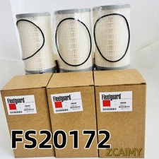 6Pcs FS20172 Fleetguard Cummins Fuel Filter Water Separator PACCAR K37-1029 NEW