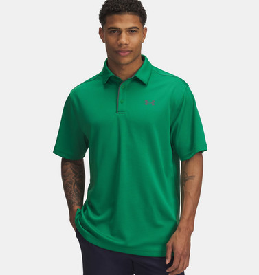 Under Armour Ua Tech Kelly Green - Mens Polo - 1290140-305