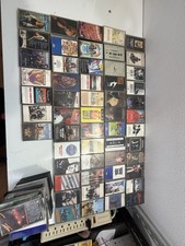 A collection of vintage audio cassette tapes