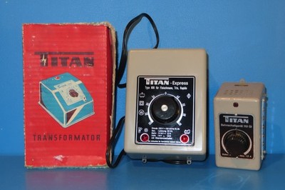 TITAN Trafo Type 806 Express 220V/50-60Hz-1,2A -30VA +TITAN Bahnschaltgerät#8930