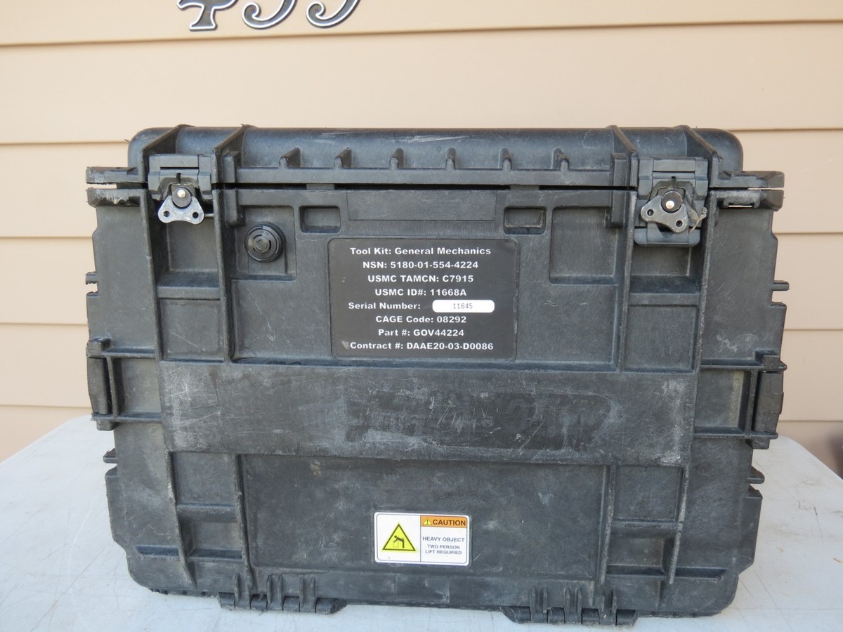 Pelican 0450 Mobile Tool Box Armstrong Wheeled Mechanics Used AS 