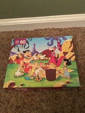 Vintage 1993 Milton Bradley The Flintstones 60 Piece Puzzle Complete