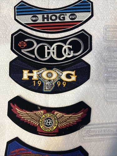 Hog Harley Owners Group Patch’s Pins 1994-2022 19 Stück NEU - Bild 11 von 16