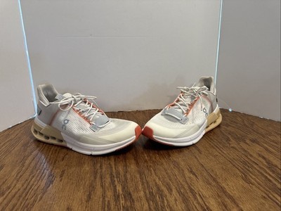 ON Cloudnova Flux Shoes White/Savana Women's size:9.5