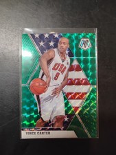 2019-20 Panini Mosaic #258 Vince Carter Green Prizm
