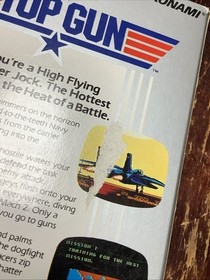 Top Gun gioco Nintendo NES 1987 con scatola
