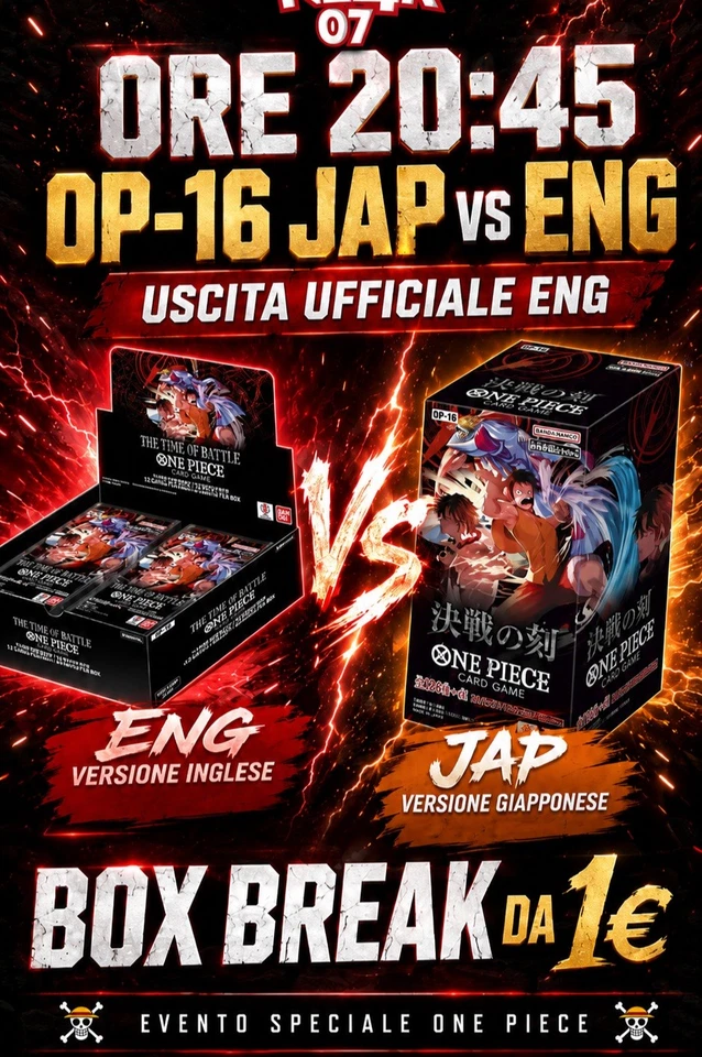 Pokemon ONE PIECE Dragonball – rip e ship | BOX BREAK OP 16 JAP + ENG 20:45