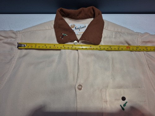 Camisa de Bowling Bordada Óptica King Louie-Walter De Colección - Para Hombre Talla M-*LEER* - Imagen 6 de 15