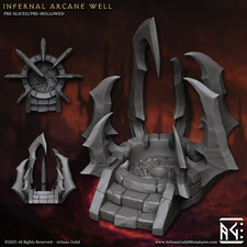 Infernal Arcane Well Teleporter - Scenery - Artisan Guild - Dungeons and Dragons