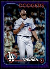 2024 Topps Update #US196 Blake Treinen #/799 Purple Holofoil