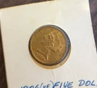 1906 $5 Liberty Head Half Eagle Gold Coin Whitman Holder