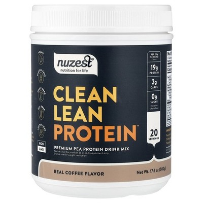 Clean Lean Protein, Real Coffee, 17.6 oz (500 g)