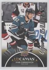 2021 Upper Deck Series 1 UD Canvas Young Guns Black Ivan Chekhovich #C118 0s2h