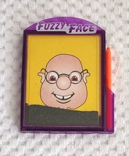Fuzzy Face Magnetic Face, 5 x 4 in, Purple Case, JaRu Fuzzy Face, Vintage Toy