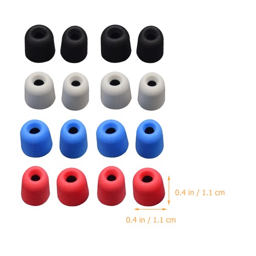 8Pairs Memory Sponge Earplugs for Headphones Comfortable Ear Tip Accessories - Picture 12 of 12