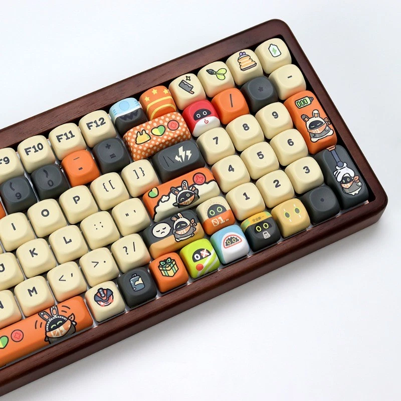 Zenless Zone Zero Bangbu Keycap Cute Sublimation Cross Axis Accessory 133 Keys - Image 2 of 4