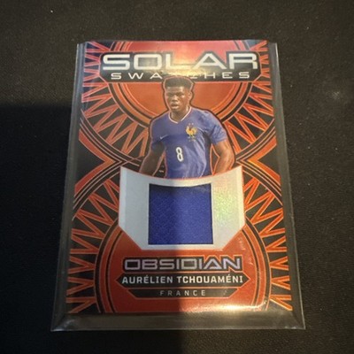 Aurelien Tchouameni 2024-25 Panini Obsidian Soccer Solar Swatches /99