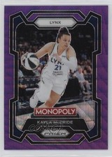 2024 Panini Prizm Monopoly WNBA Purple Wave Prizm Kayla McBride #61 01lu