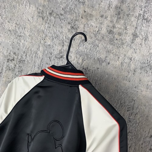 Coach Disney Varsity Bomber Souvenir Jacket Small Reversible Satin Mickey Women - Picture 9 of 15
