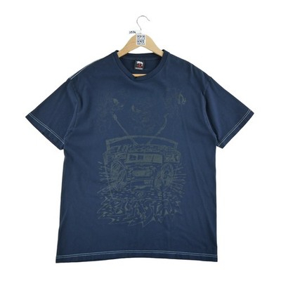 Stüssy Men's Short Sleeve T-shirt Navy Size L #QWE3934