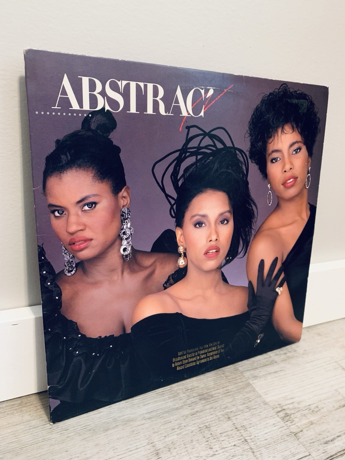Rare! ABSTRAC' Vinyl LP (1989) Reprise R&B HipHop 1st Press PROMO Excellent