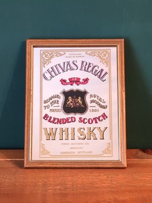 Chivas Regal Scotch Whisky Vintage Werbung Spiegel Schild Pub Bar Breweriana