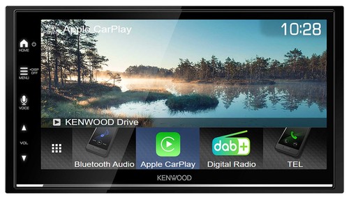 Kenwood DAB USB Bluetooth 2DIN Lenkrad Autoradio für Opel Corsa D matt-chrom 09- - Bild 4 von 13