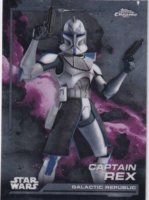 2024 Topps Chrome Star Wars Captain Rex #137 Galactic Republic Base
