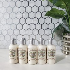 L'Occitane Amande Body Milk Lotion Travel Size 1.6 fl oz Travel Bottles Lot of 5