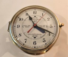 SCHATZ UHR TIDEN Gezeiten Hochwasser Schiffsuhr Maritim