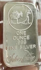 Silvertowne Prospector 1 Troy oz .999 Fine Silver Bar ~Sealed  Rare!