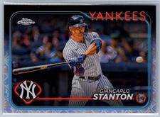 2024 Topps Chrome Logofractor Edition Giancarlo Stanton #275 New York Yankees