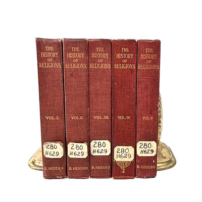 Lectures on History of Religions 1910 Complete 5 Vol Set Catholic Truth Society